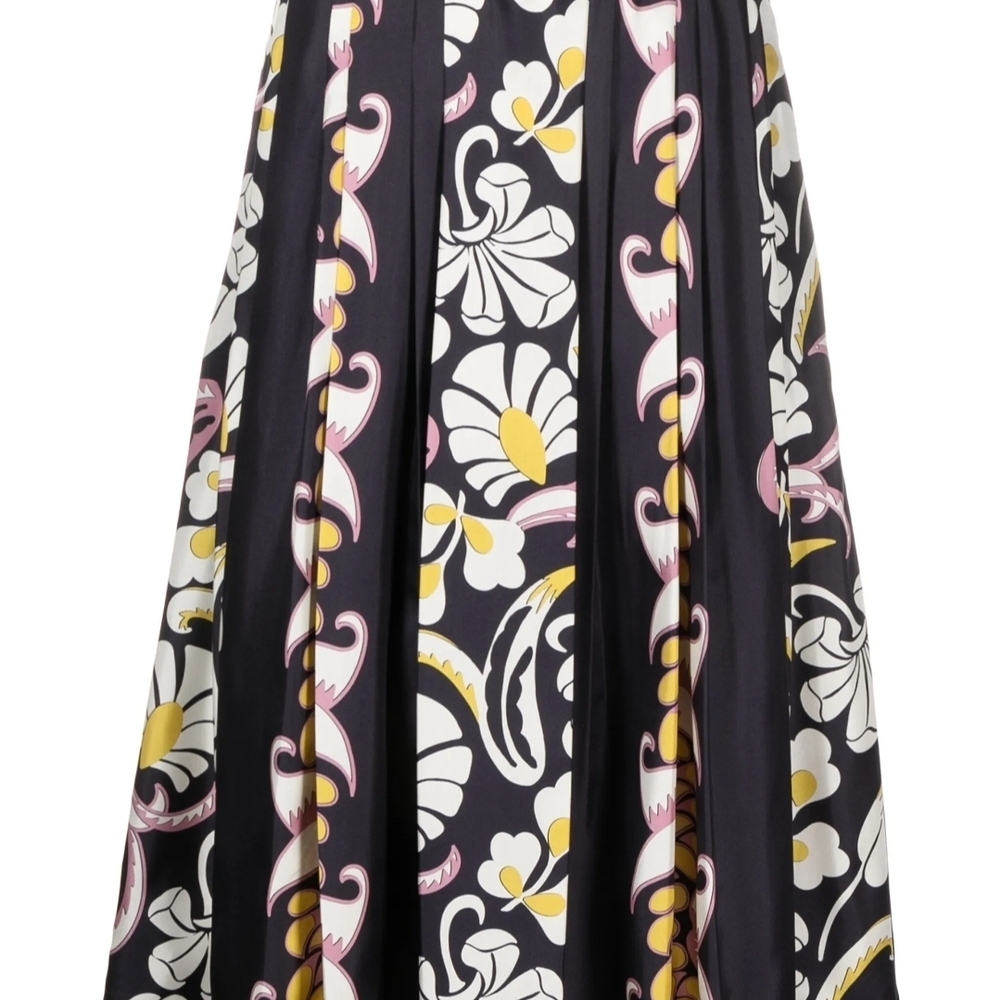 Floral Print Maxi Skirt